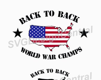 Back To Back World War Champs Etsy Back To Back World War Champs Etsy
