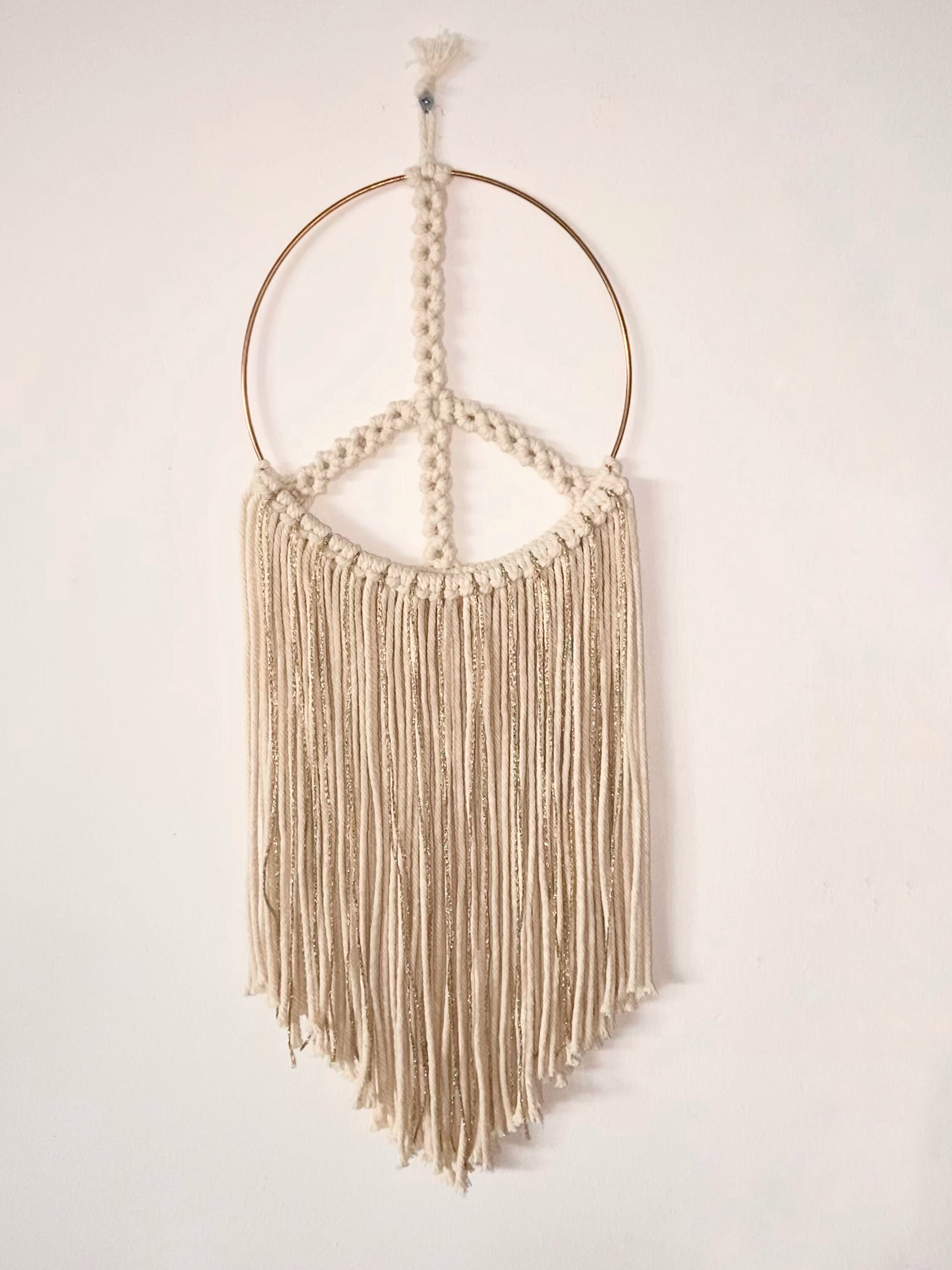 Peace & Love en Macramé