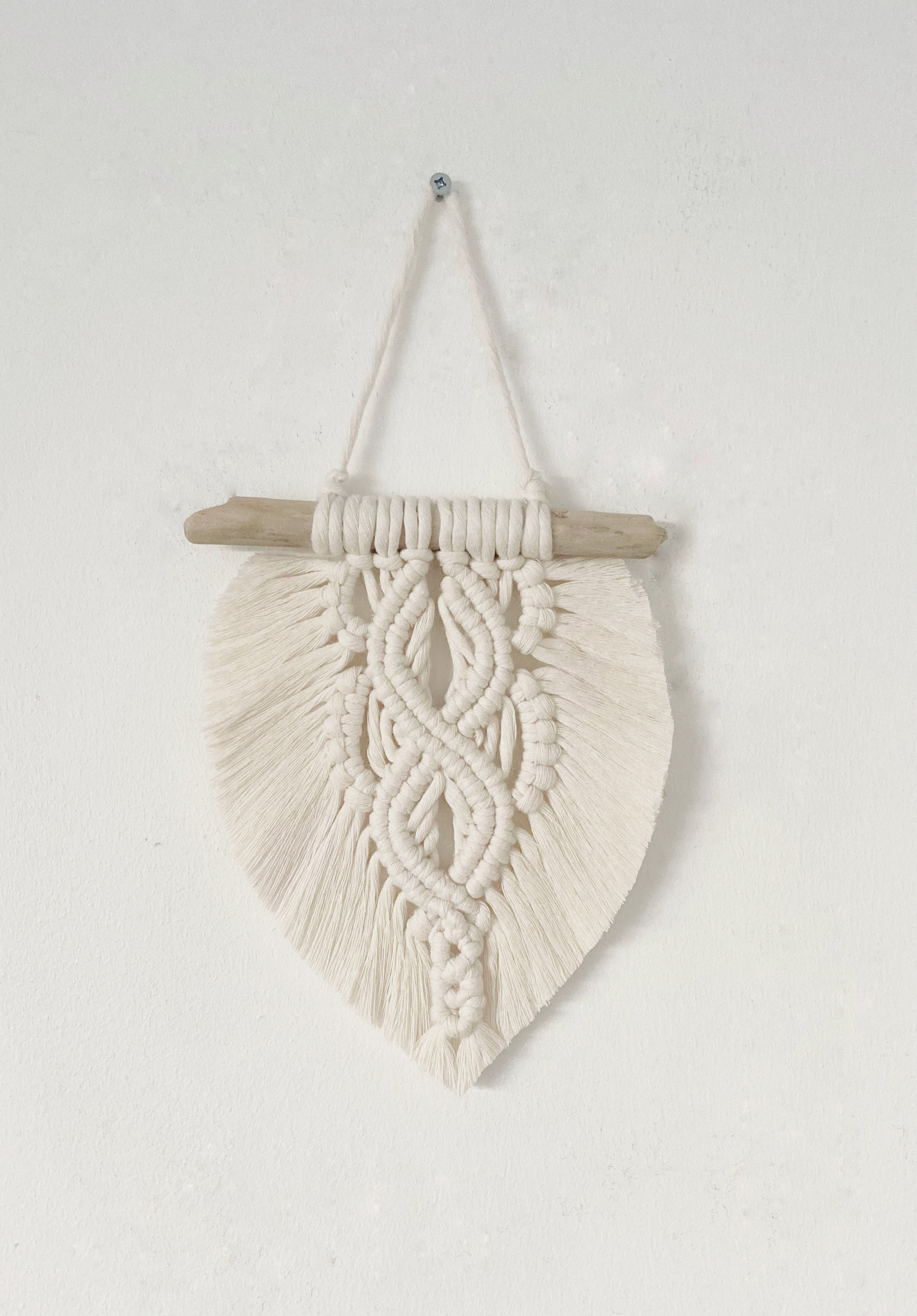 Macramé Mural Feuille