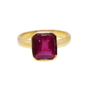 Certified Ruby Panchadhatu Ring: Unisex Astrology Rashi Ratan