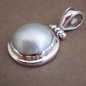 AAA Pearl Sterling Silver Pendant: Unisex Astrology Jewelry