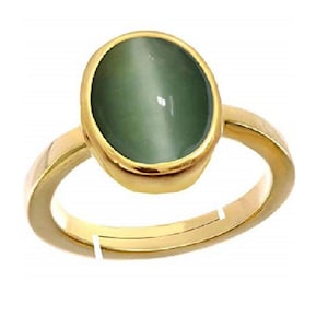 Natürlicher Katzenauge Ring: Panchdhatu Rashi Ratan Astrologie Ring