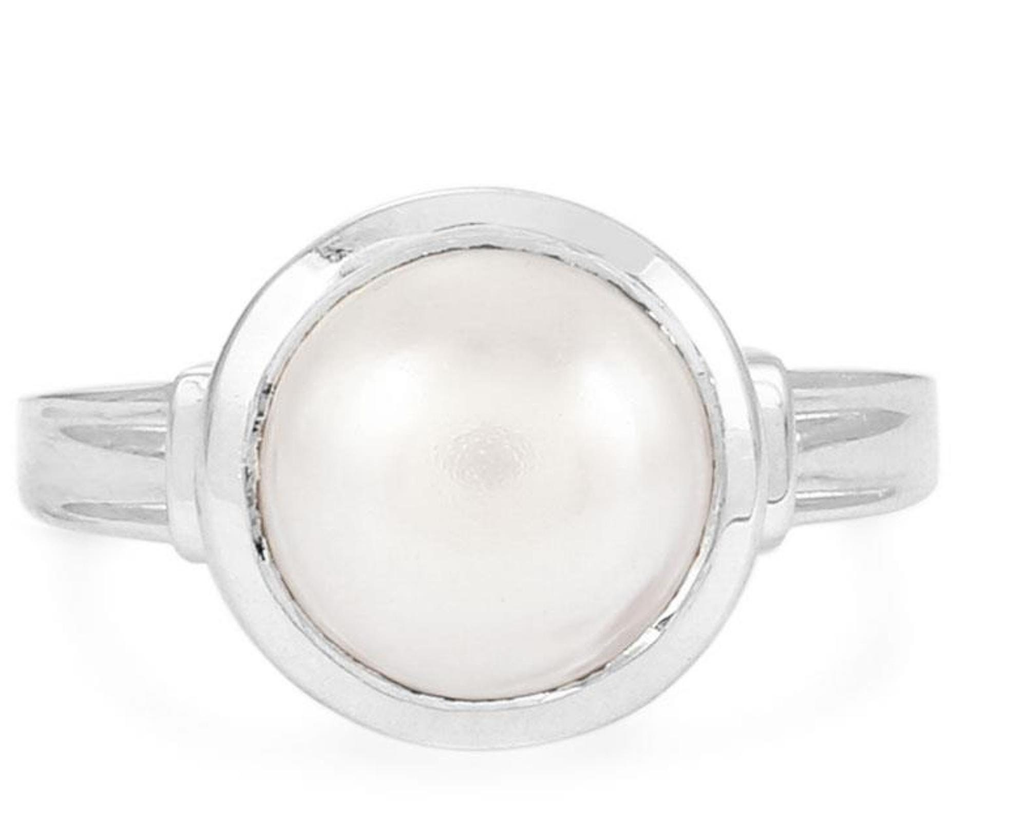 pearl panchdhatu, moti panchdhatu ring, price of pearl, pearl jewellery,  gemstone for cancer, moti gemstone, gemstone benefits – CLARA