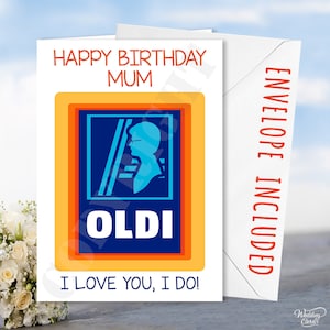 Alles Gute zum Geburtstag Oldi Karte Personalisierte Dad Daddy Vater Urgroßvater Grampy Opa Rude Silly Vatertag Spaß Lustig Liebe Niedlich Süß Lovely
