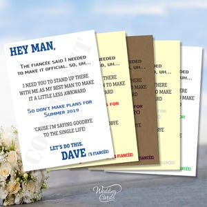 Carte d'invitation personnalisée « Serez-vous mon garçon d'honneur » huissier ou maître de cérémonie pour mariage, carte d'invitation A6