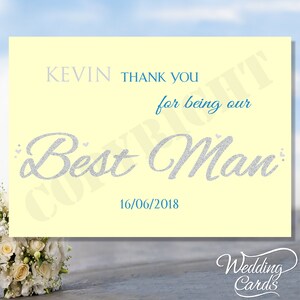 Be My Best Man / Bridesmaid / Maid Of Honour / Usher / Groomsman Wedding Scratch Card