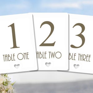 Personalisierte Hochzeit Geburtstag Party Tischnummern Namen Dekoration Zeremonie Restaurant Feier Ereignis Weiß Ivory Kraft Décor Karten A6