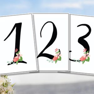 Personalisierte Hochzeit Geburtstag Party Tischnummern Namen Set Dekoration Zeremonie Restaurant Feier Essen Mahlzeit Weiß Ivory Dekorkarten A6