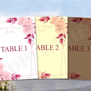 Tarjetas de decoración de papel kraft blanco marfil personalizadas para bodas, cumpleaños, fiestas, mesas, nombres, decoración, ceremonias, restaurantes, lugares, flores, tamaño A6