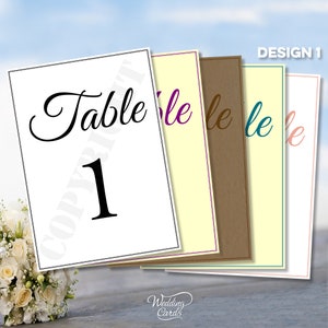 Gepersonaliseerde bruiloft verjaardagsfeestje tafelnamen nummers decoratie ceremonie restaurant locatie centerpieces wit ivoor kraft decorkaarten A6