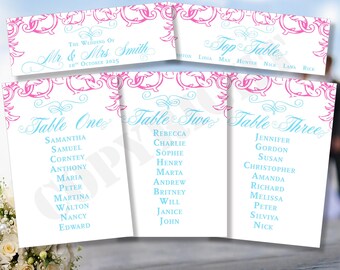 Personalized Wedding Table Place Card: Custom Ceremony Seating