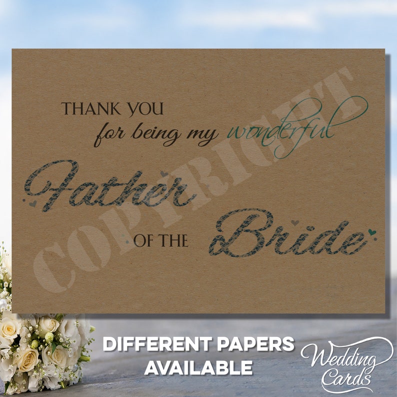 Thank you for being my beautifulwonderful MotherFather of the BrideGroom ParentsGrandparents Wedding Personalised Invite Invitation Card