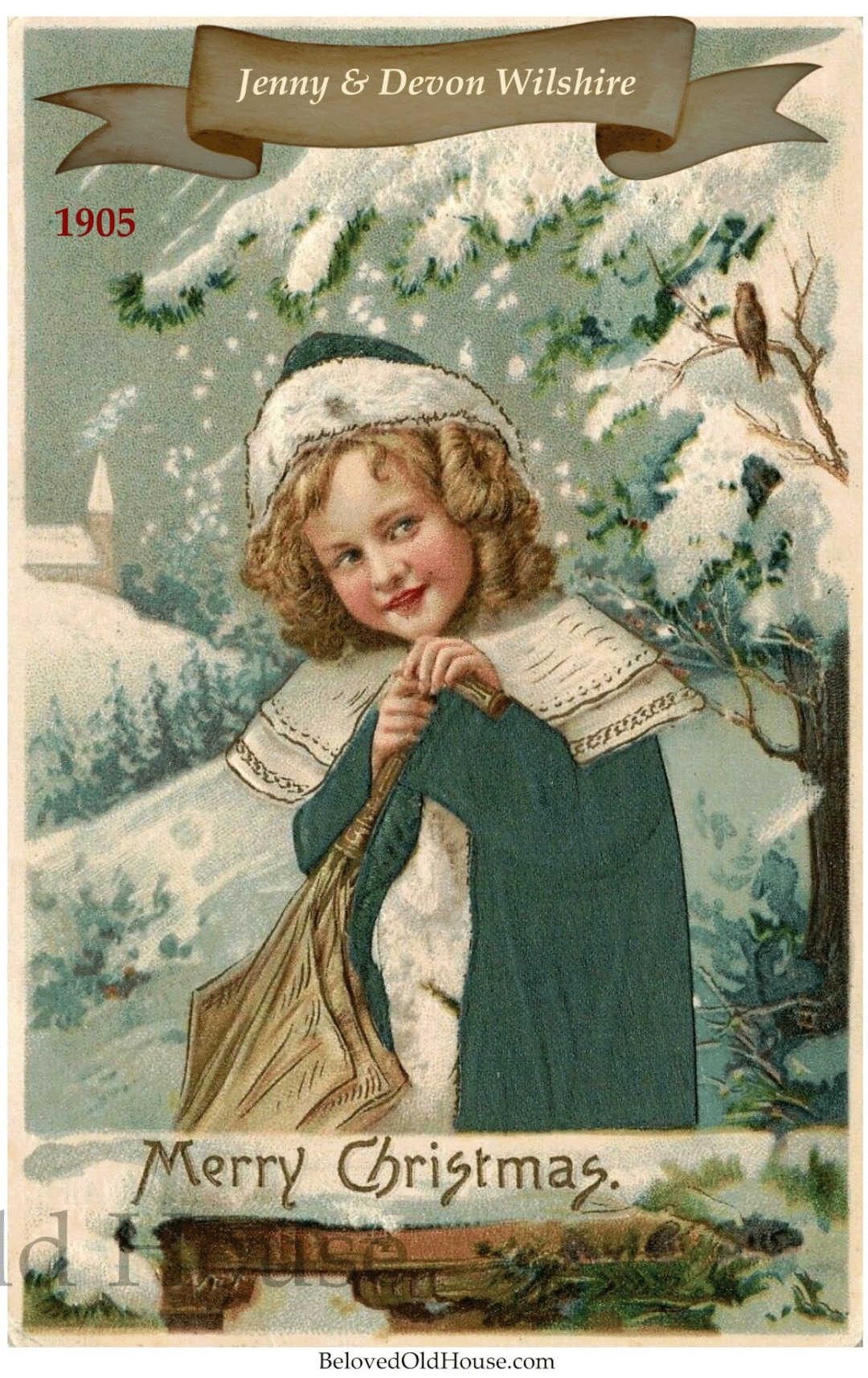 Vintage christmas cards deals