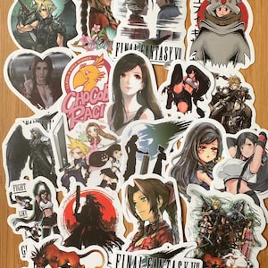 Lot 20 stickers autocollants animé FF7 Final Fantasy / Dandadan / Haikyu