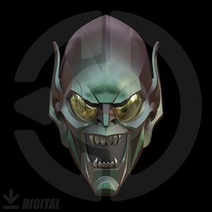 Green goblin helmet - Etsy 日本