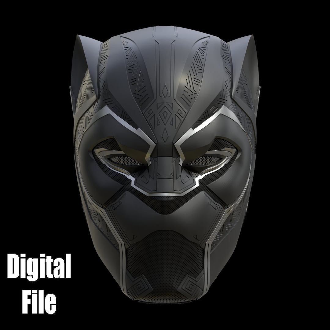 Black Panther 2018 Helmet File - Etsy