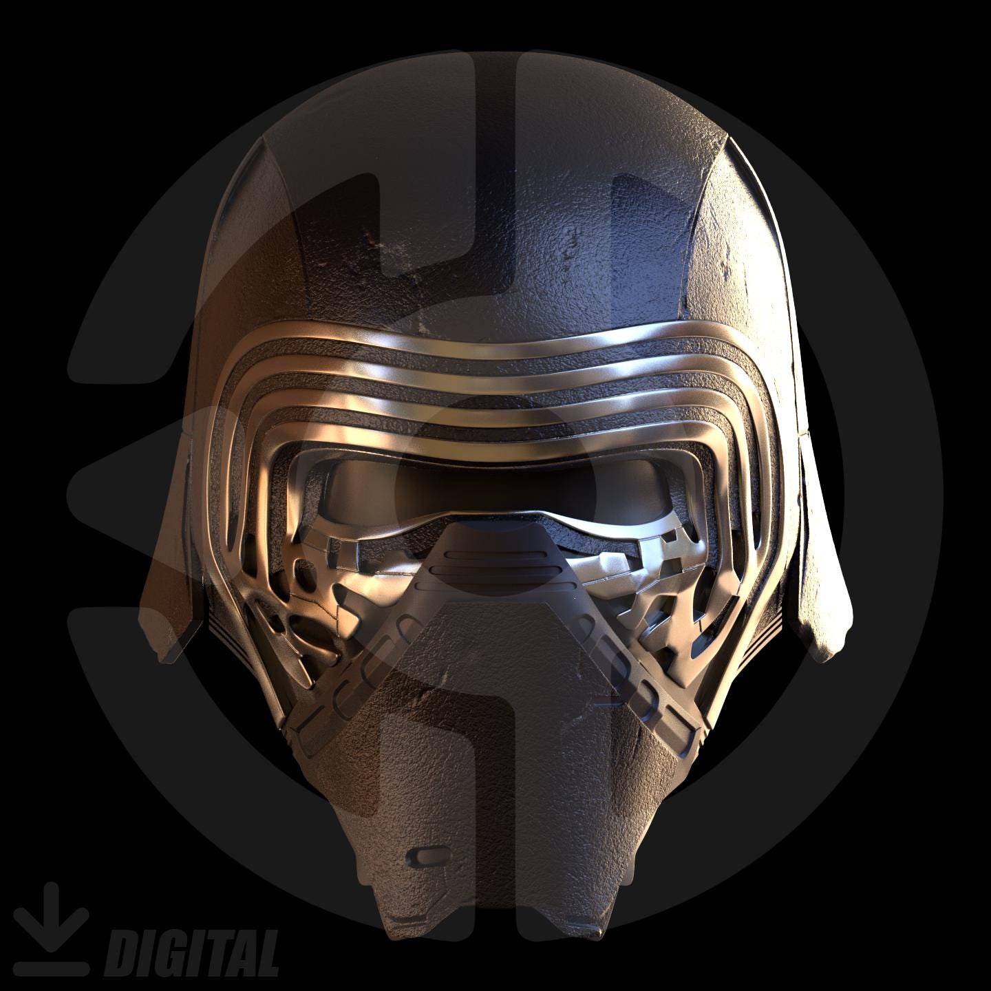 Kylo ren mask - Etsy 日本