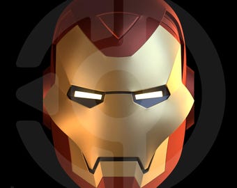 Archivo del casco Extremis de Iron Man de VEK3D