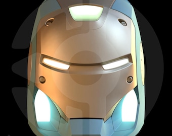 Archivo del casco VEK3D Iron Man MK37