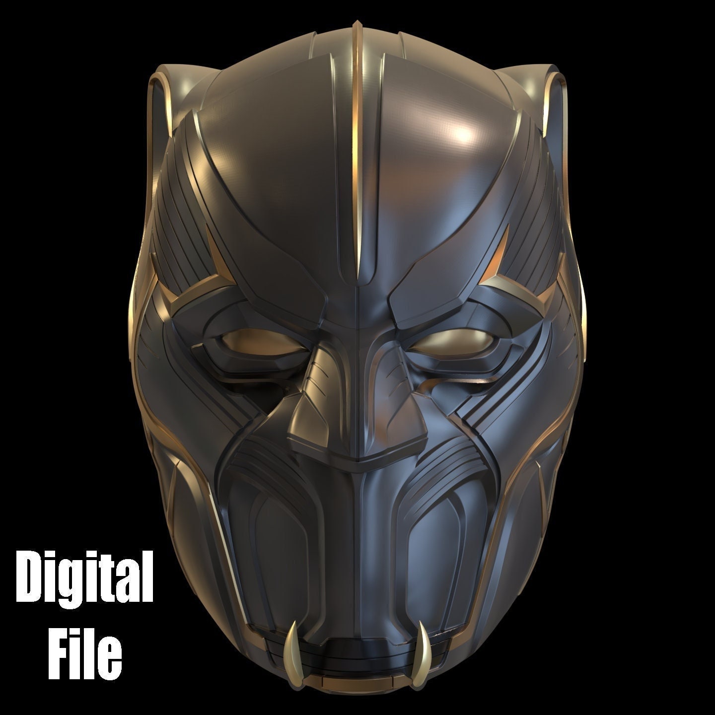 T'chaka Black Panther Helmet File - Etsy