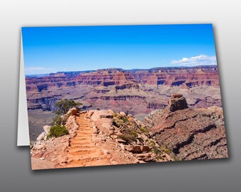 Grand Canyon South Kaibab Trail – Scenic Landscape Picture Greeting Card