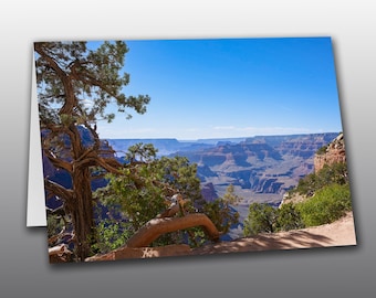 Grand Canyon South Kaibab Trail 2– Scenic Landscape Picture Greeting Card