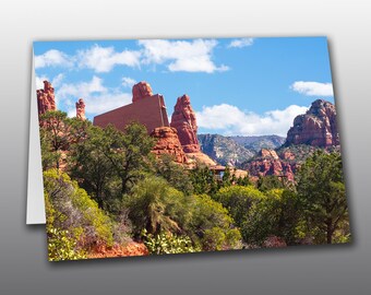 Sedona’s Chapel of the Holy Cross – Picture Greeting Card