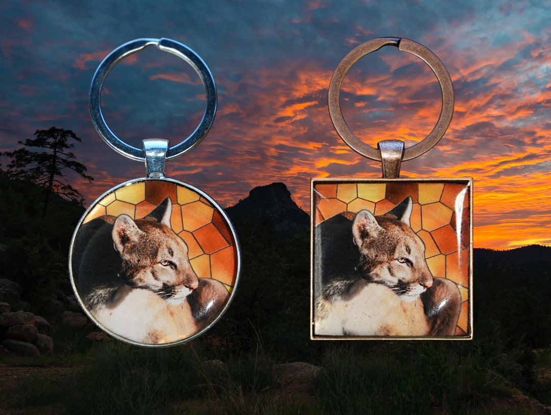 Spirit Animal Key Chain - Mountain Lion - Etsy