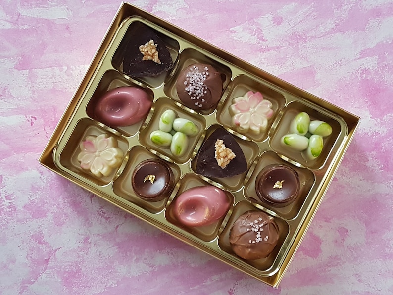 12 Handmade Japanese Chocolate truffle Matcha au lait / Yuzu Etsy