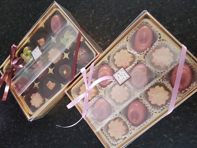 12 Handmade Japanese Chocolate Truffle Matcha Au Lait / Yuzu Etsy UK