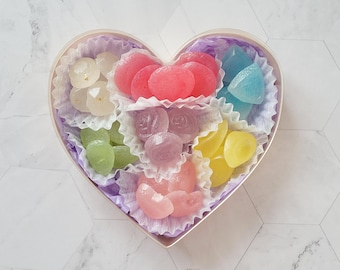 Limited edition : Kohakutou Vegan Jewel Candy Assorted in Heart gift box