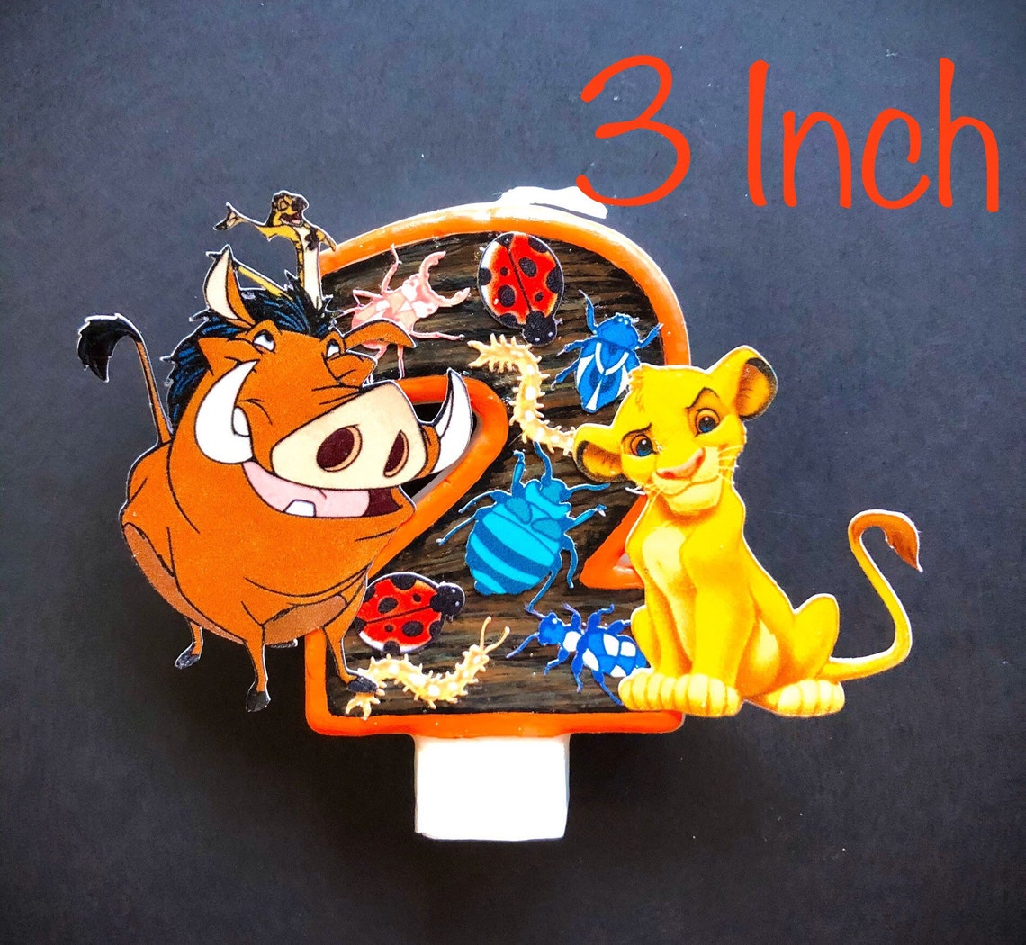 Lion King Birthday Candle Etsy