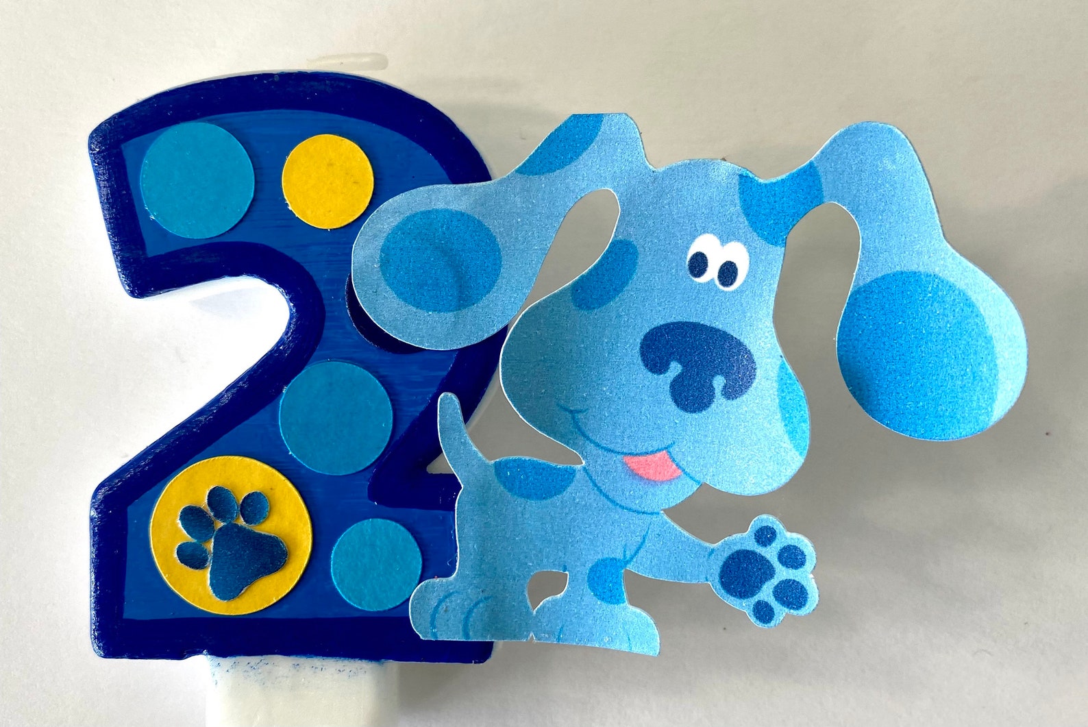 Blues Clue Birthday Candle Etsy