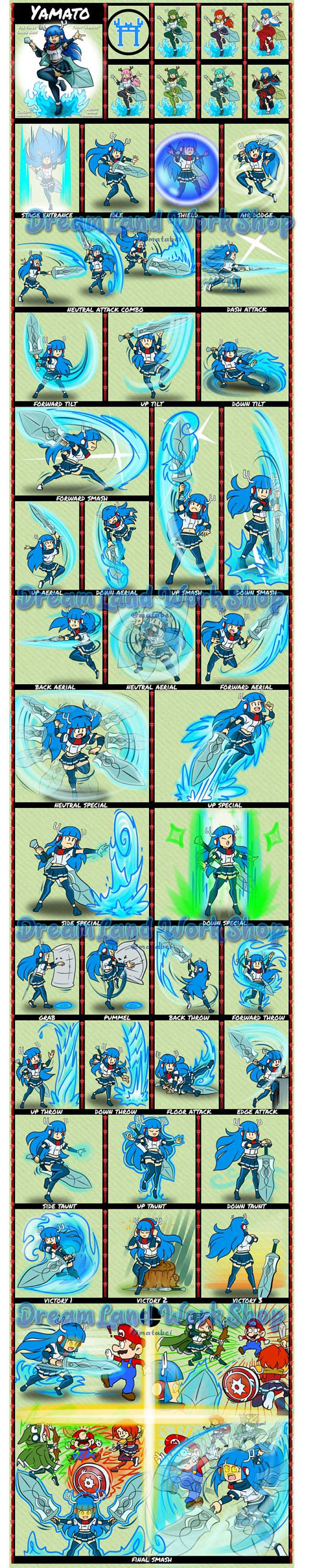 Super Smash Bros. Custom Character Moveset Etsy