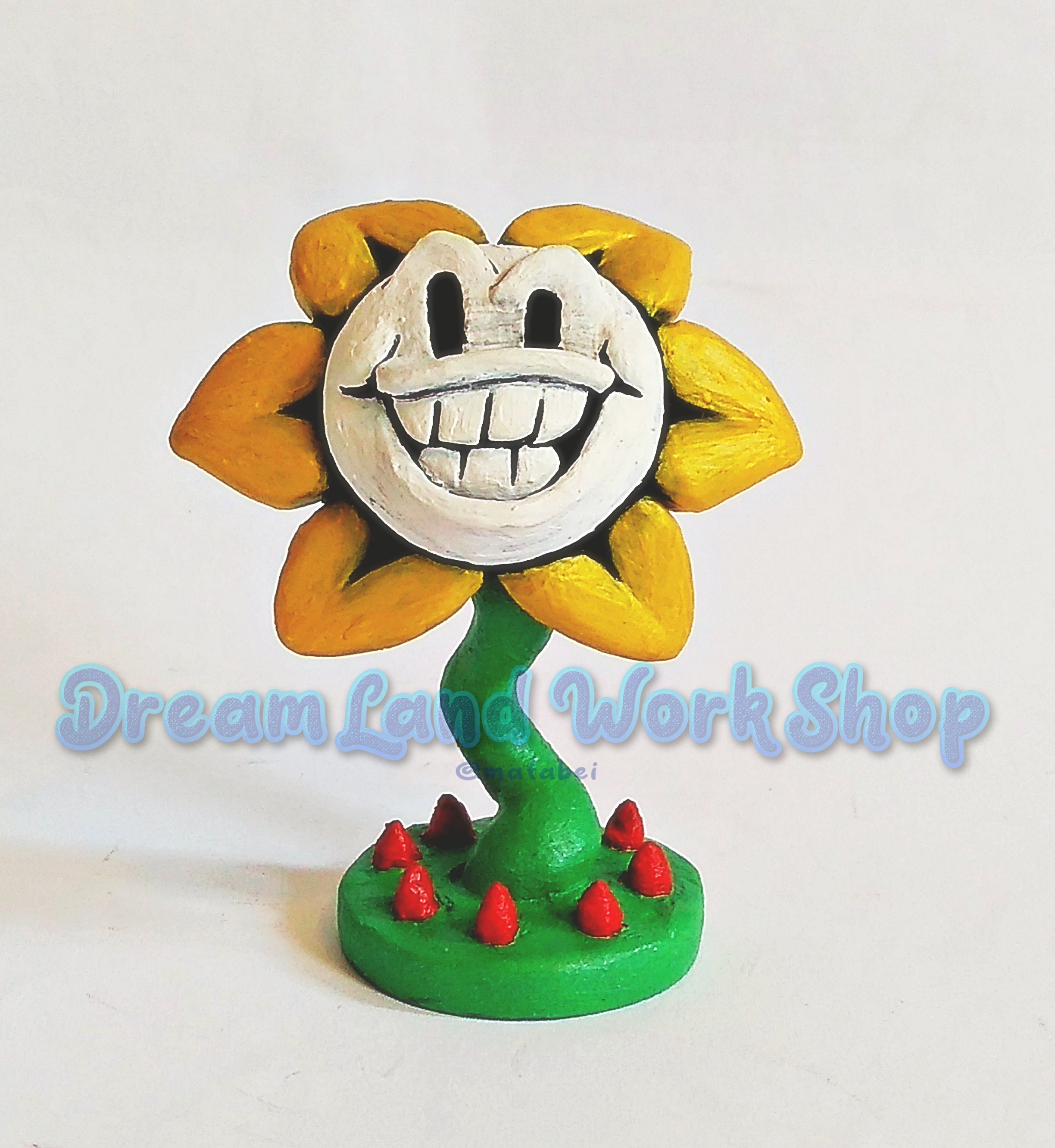 Undertale: Flowey inspired Polymer Clay Sculpture -  Singapore