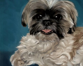 Pastel Portrait - 9" x12" on Clairfontaine Pastelmat