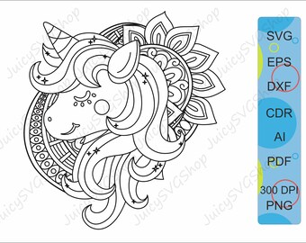 Download Horse Mandala Etsy