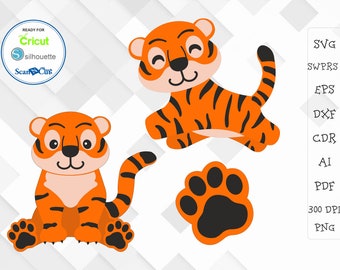 Download Baby Tiger Svg Etsy