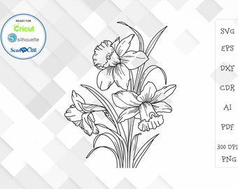Download Narcissus Svg Etsy