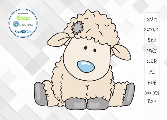 Download Baby Lamb Svg Dxf Sheep Cute Baby Lamb Vinyl And Paper Etsy