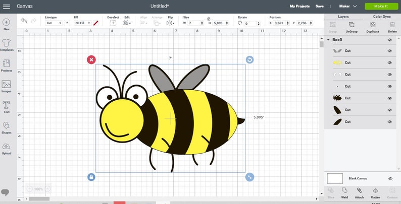 Download Cricut Bee Digital Download Bee Clipart Cute Bee Cut File Bumblebee Clipart Png Bee Bundle Svg Clip Art Art Collectibles