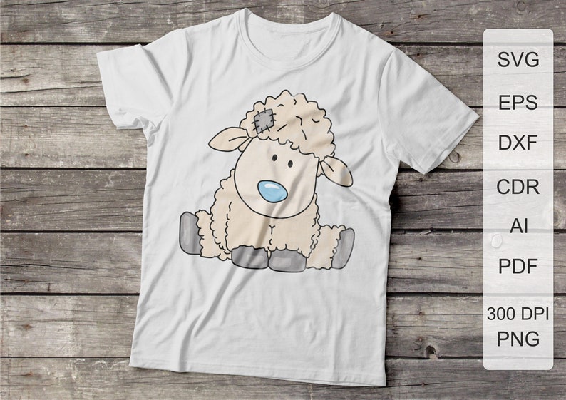 Download Baby Lamb SVG DXF Sheep Cute Baby Lamb Vinyl and Paper | Etsy