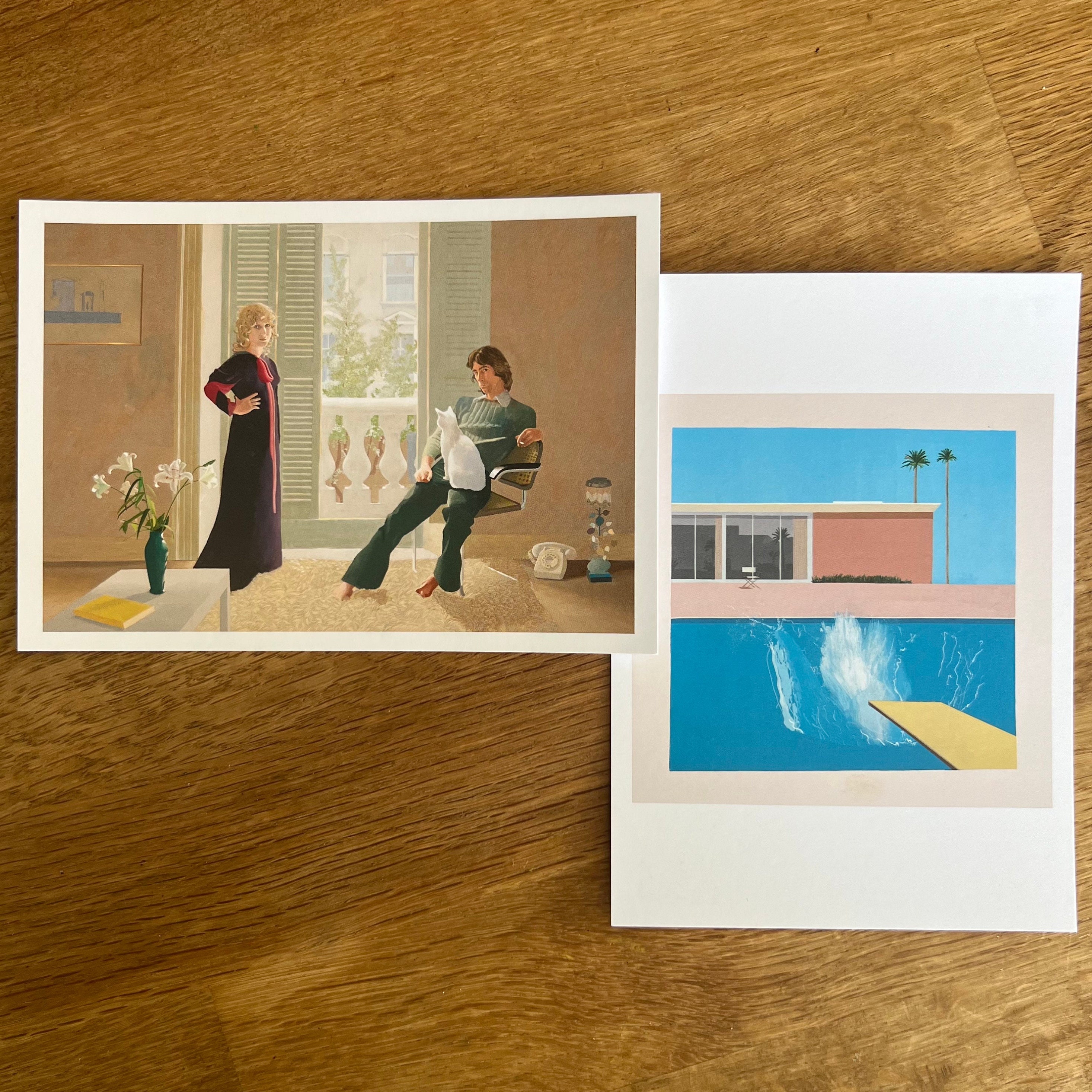 Peinture Sur Toile David Hockney Bigger Splash - Poster Art 80x80cm Sans Cadre