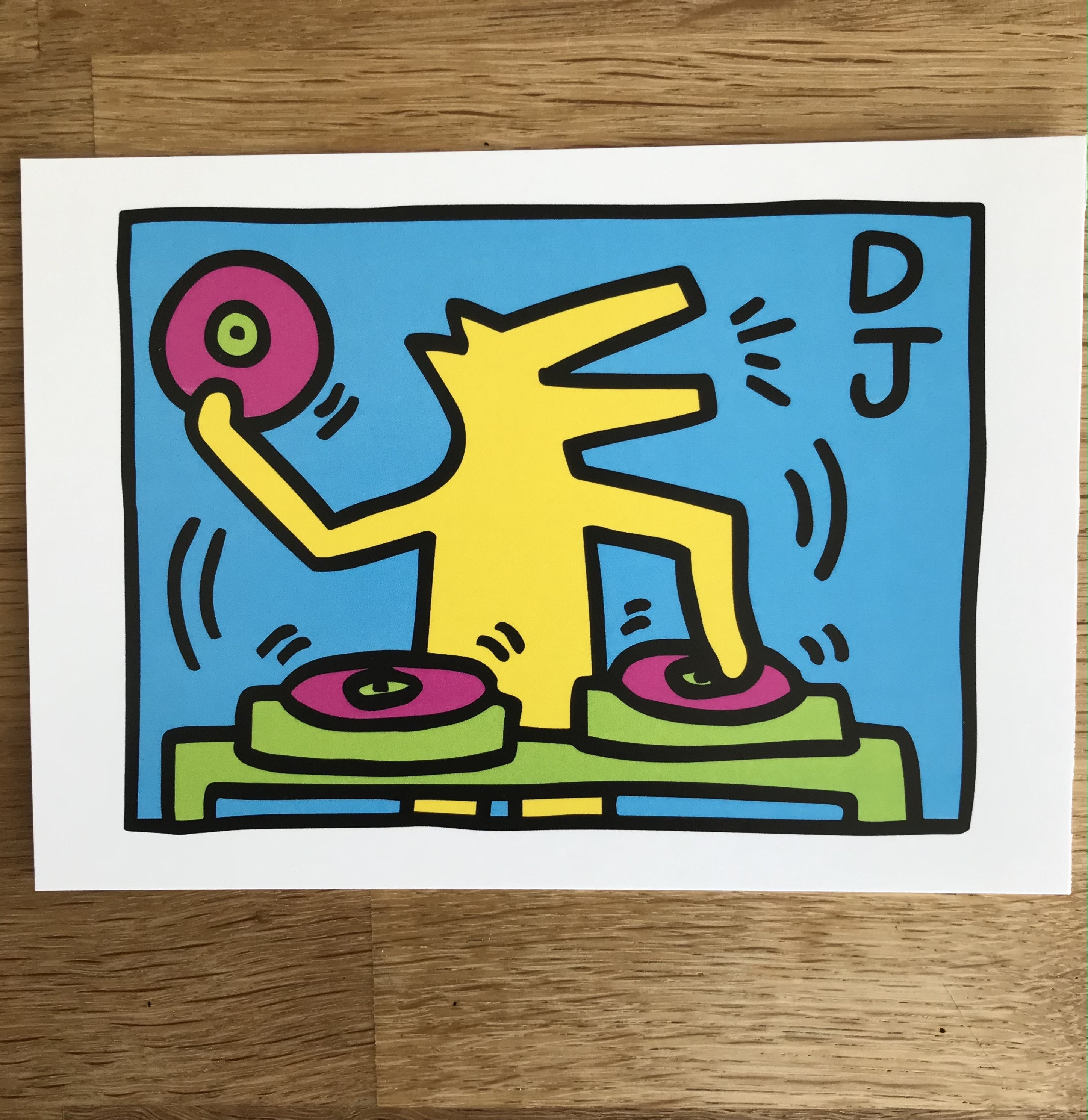 Keith Haring Dog Dj