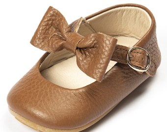 infant tan shoes