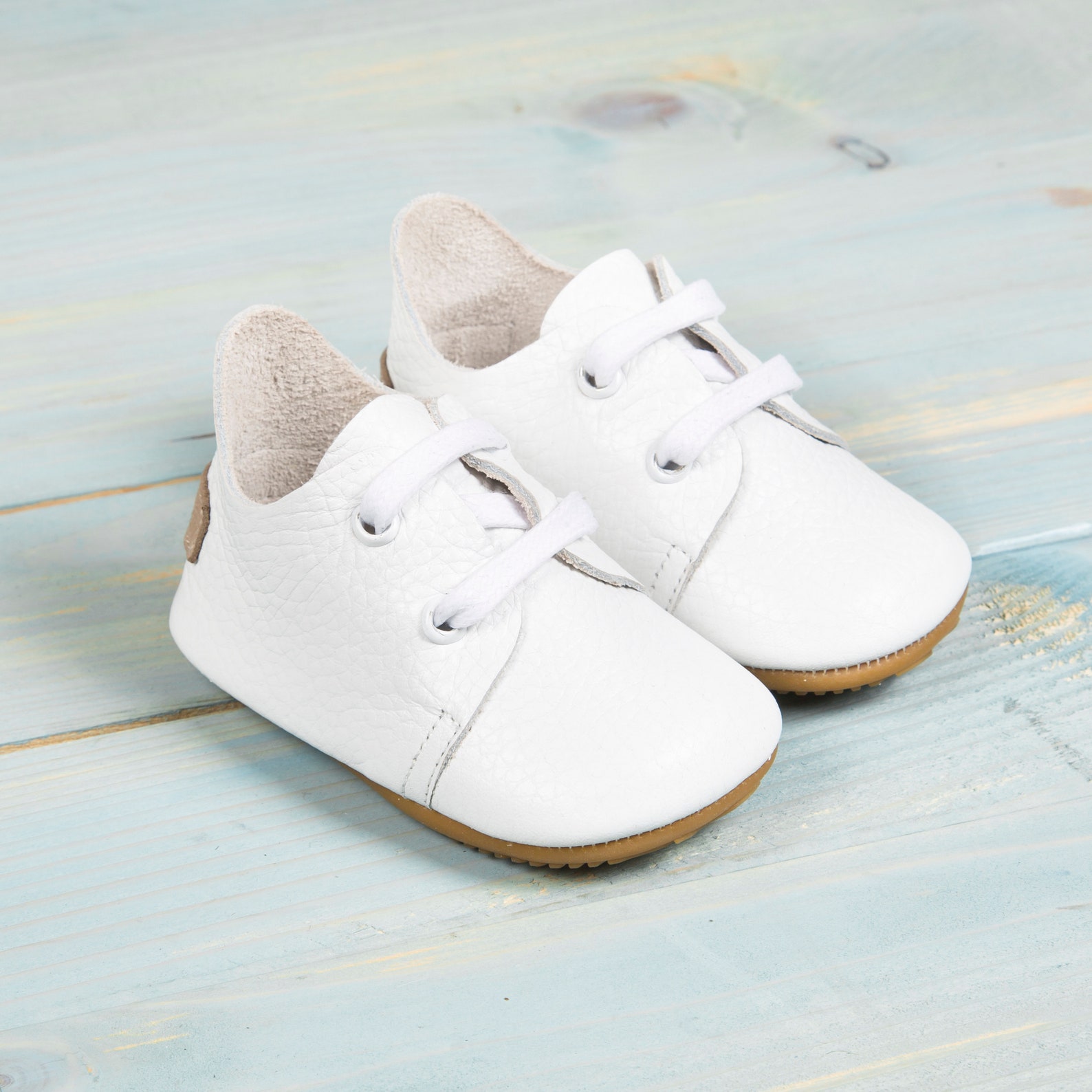 baby boy white canvas shoes