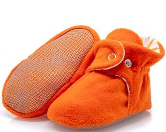 Chaussons bébé en polaire, chaussons antidérapants, chaussons à semelle souple, pour bébés garçons et filles, nourrisson, idée cadeau nouveau-né, chaussons maison