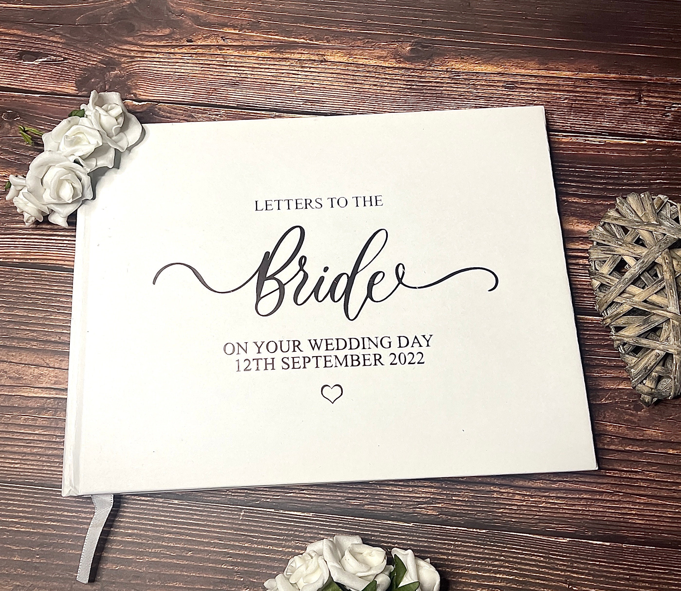 Letters to the bride book  Bride scrapbook, Bride book, Letters