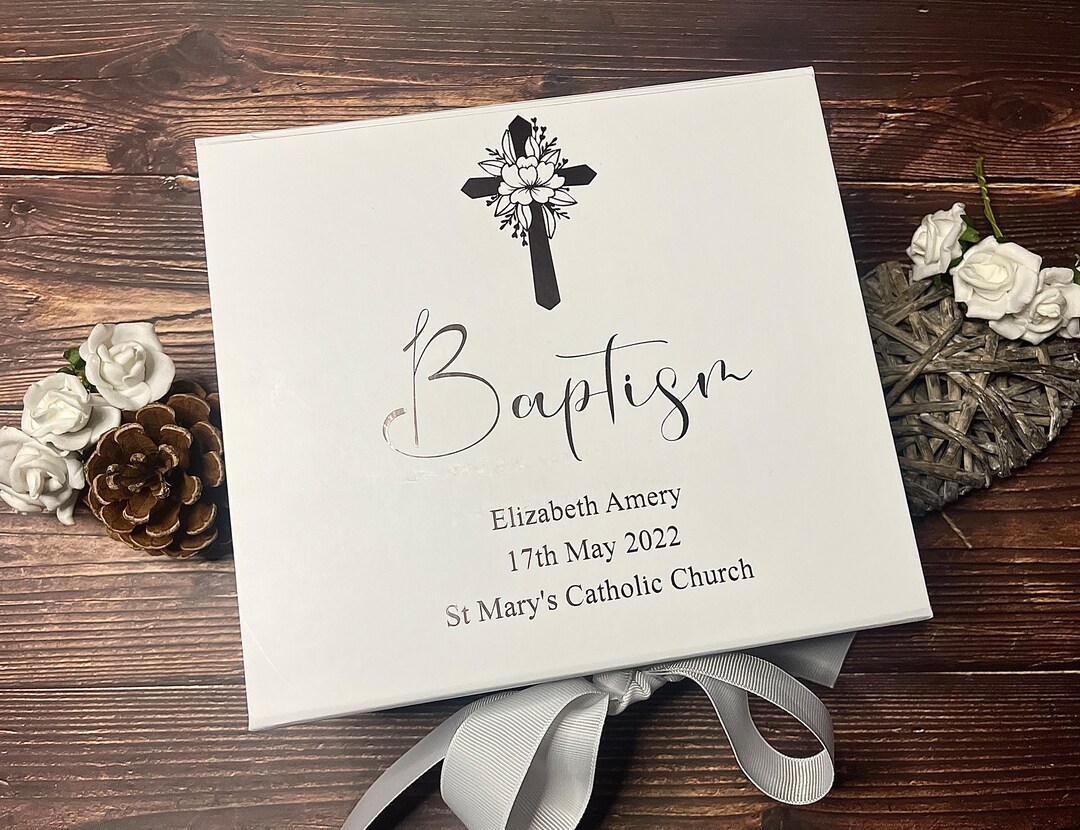 Personalised BAPTISM Gift Box Christening Keepsake Hamper Etsy