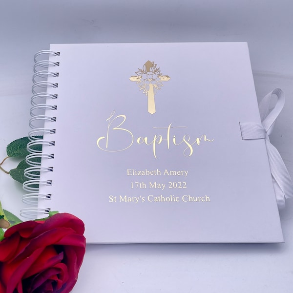 Baptism Photo Album Etsy
